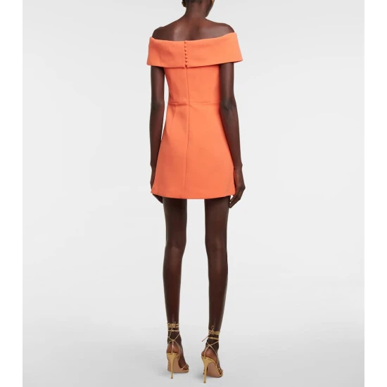 Rebecca Vallance Loretta Off-shoulder Crêpe Minidress 4 Rebecca Vallance Loretta Off-shoulder Crêpe Minidress - Image 2