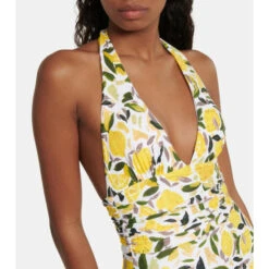 Rebecca Vallance Amarilla Printed Halterneck Swimsuit -REBECCA VALLANCE Sales unnamed file 110