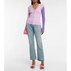 Staud Cargo Ribbed-knit Cardigan