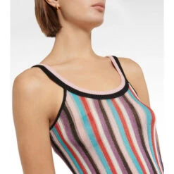 Rebecca Vallance Striped Metallic Knit Maxi Dress -REBECCA VALLANCE Sales unnamed file 126