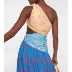 Staud Ashlyn One-shoulder Chiffon Maxi Dress -REBECCA VALLANCE Sales unnamed file 139