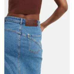 Staud Hudson Denim Midi Skirt -REBECCA VALLANCE Sales unnamed file 163