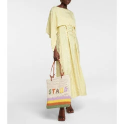 Staud Porte Logo Crochet Tote Bag -REBECCA VALLANCE Sales unnamed file 20