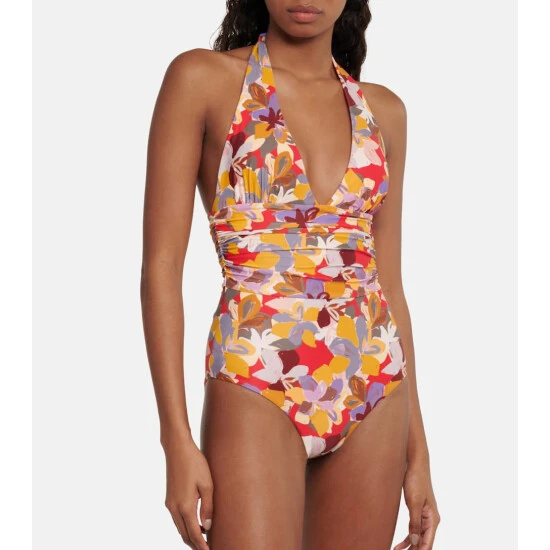 Rebecca Vallance Santiago Printed Halterneck Swimsuit 3 Rebecca Vallance Santiago Printed Halterneck Swimsuit