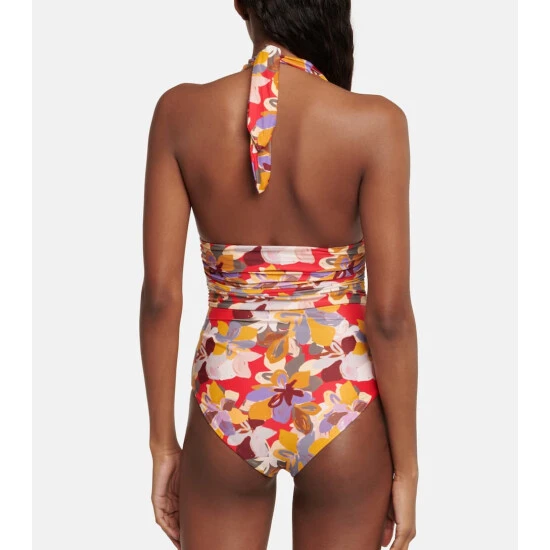 Rebecca Vallance Santiago Printed Halterneck Swimsuit 4 Rebecca Vallance Santiago Printed Halterneck Swimsuit - Image 2