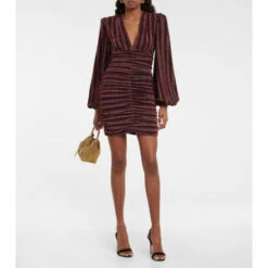 Rebecca Vallance Aisha Striped Minidress