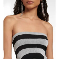 Staud Swirl Metallic Knit Minidress -REBECCA VALLANCE Sales unnamed file 244