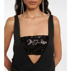 Staud Irie Sequined Cotton-blend Minidress -REBECCA VALLANCE Sales unnamed file 267