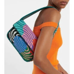 Staud Tommy Beaded Shoulder Bag