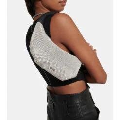 Staud Pepper Crystal-embellished Tote Bag