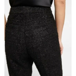 Rebecca Vallance Jourdan Feather-trimmed Bouclé Pants -REBECCA VALLANCE Sales unnamed file 362