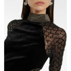 Rebecca Vallance Onyx Velvet Gown -REBECCA VALLANCE Sales unnamed file 368