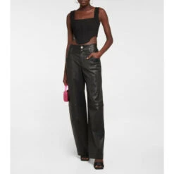 Staud Kai Halterneck Cotton Crop Top