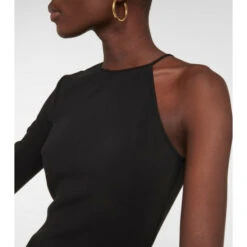 Staud Zhuri Asymmetric Crêpe Top -REBECCA VALLANCE Sales unnamed file 424