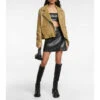 Staud Wells Faux Leather Miniskirt -REBECCA VALLANCE Sales unnamed file 430