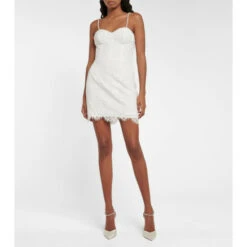 Rebecca Vallance Hariet Bustier Lace Minidress