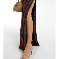 Rebecca Vallance Aisha Striped Cutout Gown -REBECCA VALLANCE Sales unnamed file 449