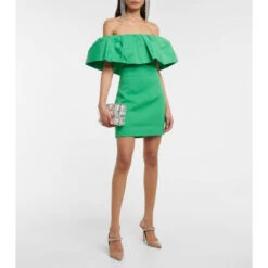 Rebecca Vallance Rumi Off-shoulder Minidress
