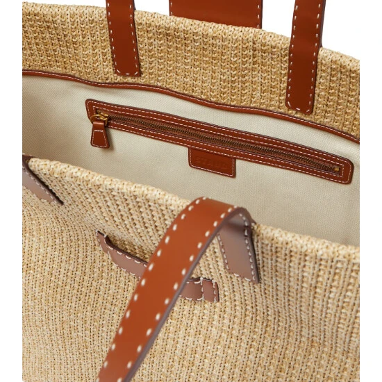 Staud Mercato Raffia-effect Tote 4 Staud Mercato Raffia-effect Tote - Image 2