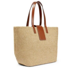 Staud Mercato Raffia-effect Tote 8 Staud Mercato Raffia-effect Tote -REBECCA VALLANCE Sales unnamed file 466