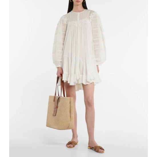 Staud Mercato Raffia-effect Tote 6 Staud Mercato Raffia-effect Tote - Image 4