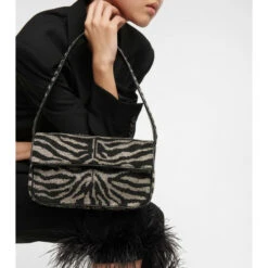 Staud Tommy Beaded Shoulder Bag