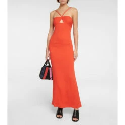 Staud Gianna Halter Maxi Dress