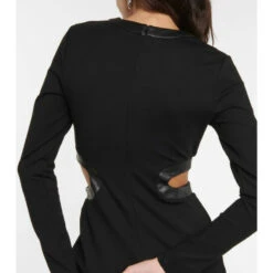 Staud Dolce Cutout Ponte Jersey Minidress 9 Staud Dolce Cutout Ponte Jersey Minidress -REBECCA VALLANCE Sales unnamed file 520