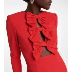 Rebecca Vallance Scarlett Bow-detail Minidress -REBECCA VALLANCE Sales unnamed file 529