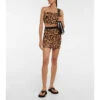 Staud Manette Leopard-print Miniskirt -REBECCA VALLANCE Sales unnamed file 530
