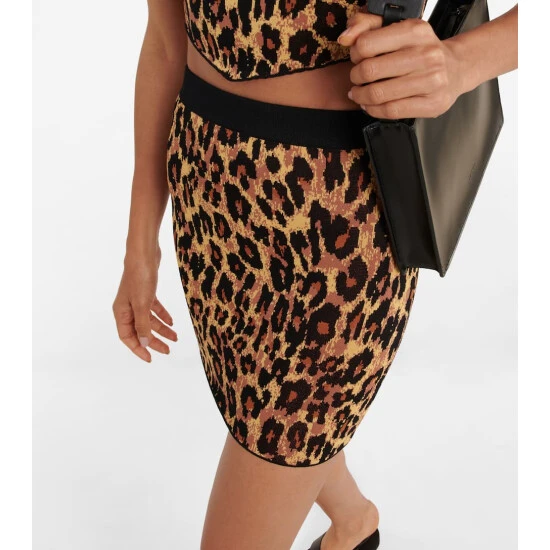 Staud Manette Leopard-print Miniskirt 5 Staud Manette Leopard-print Miniskirt - Image 3