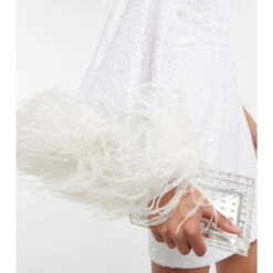 Rebecca Vallance Davina Feather-trimmed Minidress -REBECCA VALLANCE Sales unnamed file 546