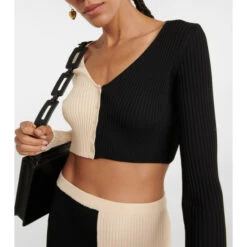 Staud Manon Cropped Cardigan -REBECCA VALLANCE Sales unnamed file 547