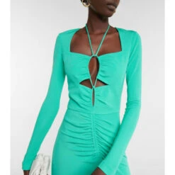 Rebecca Vallance Riccardo Cutout Ruched Jersey Gown -REBECCA VALLANCE Sales unnamed file 573