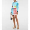 Staud Saltwater Striped Cotton-blend Miniskirt -REBECCA VALLANCE Sales unnamed file 582