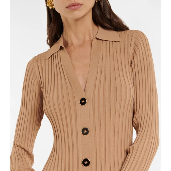 Rebecca Vallance Leigh Ribbed-knit Midi Dress 5 Rebecca Vallance Leigh Ribbed-knit Midi Dress - Image 3