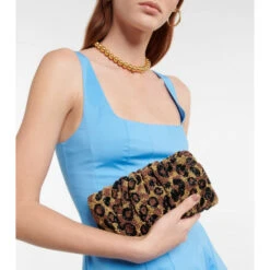 Staud Bean Beaded Shoulder Bag