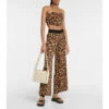 Staud Brovo Leopard-print Wide-leg Pants -REBECCA VALLANCE Sales unnamed file 598