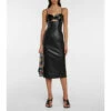 Staud Pencil Faux Leather Midi Dress -REBECCA VALLANCE Sales unnamed file 616