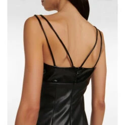 Staud Pencil Faux Leather Midi Dress 9 Staud Pencil Faux Leather Midi Dress -REBECCA VALLANCE Sales unnamed file 621