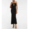 Staud Bardot Halterneck Cutout Midi Dress -REBECCA VALLANCE Sales unnamed file 624