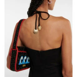 Staud Bardot Halterneck Cutout Midi Dress -REBECCA VALLANCE Sales unnamed file 629