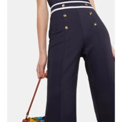 Staud Chaplin Rayon-blend Flared Pants -REBECCA VALLANCE Sales unnamed file 635