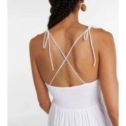 Staud Landry Cotton Midi Dress -REBECCA VALLANCE Sales unnamed file 642