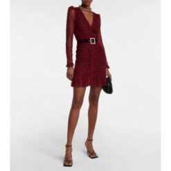 Rebecca Vallance Midnight Kiss Lace Mini Dress