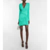Rebecca Vallance Riccardo Draped Jersey Minidress