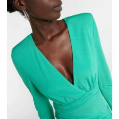 Rebecca Vallance Riccardo Draped Jersey Minidress -REBECCA VALLANCE Sales unnamed file 662