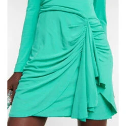 Rebecca Vallance Riccardo Draped Jersey Minidress -REBECCA VALLANCE Sales unnamed file 663