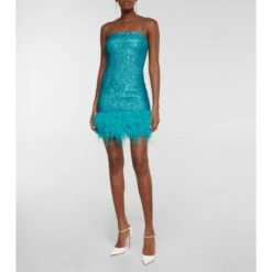 Rebecca Vallance Missing Hours Sequined Minidress