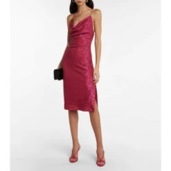 Rebecca Vallance Missing Hours Sequinned Midi Dress